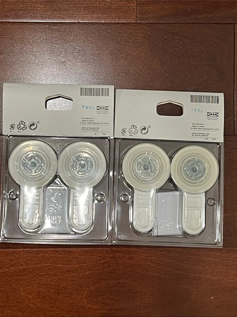 White Cable Organizers - 4 Pack